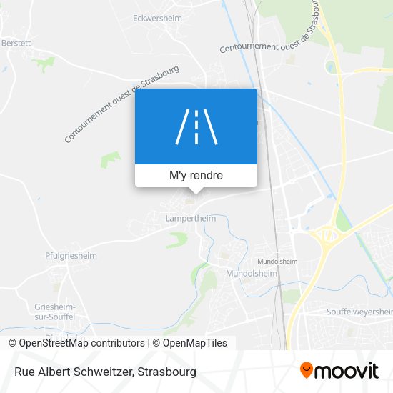 Rue Albert Schweitzer plan