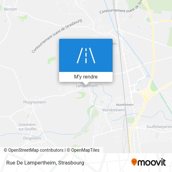 Rue De Lampertheim plan