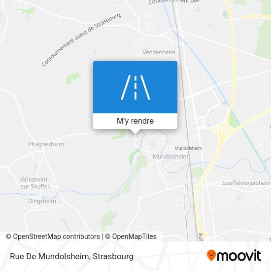 Rue De Mundolsheim plan