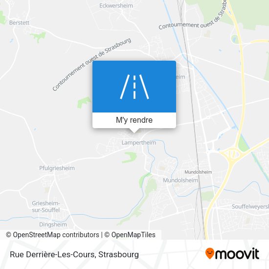 Rue Derrière-Les-Cours plan