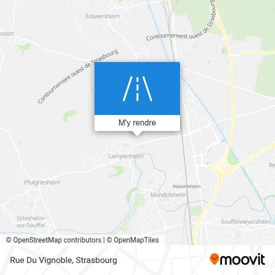 Rue Du Vignoble plan