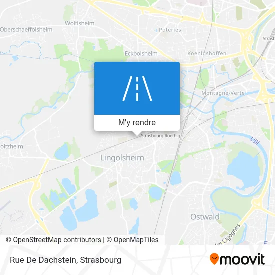 Rue De Dachstein plan