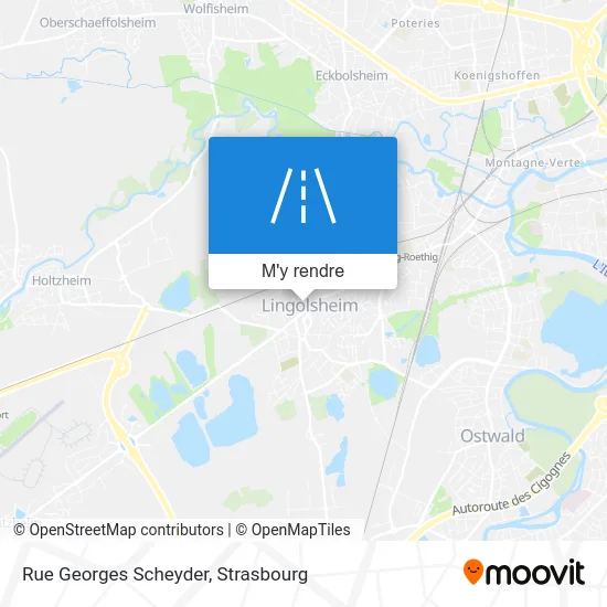 Rue Georges Scheyder plan