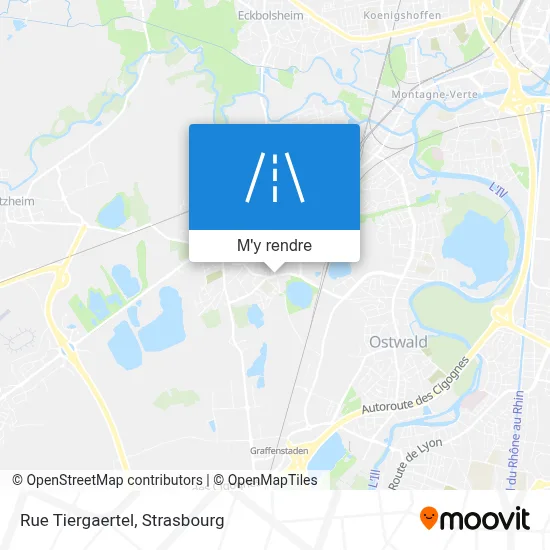 Rue Tiergaertel plan