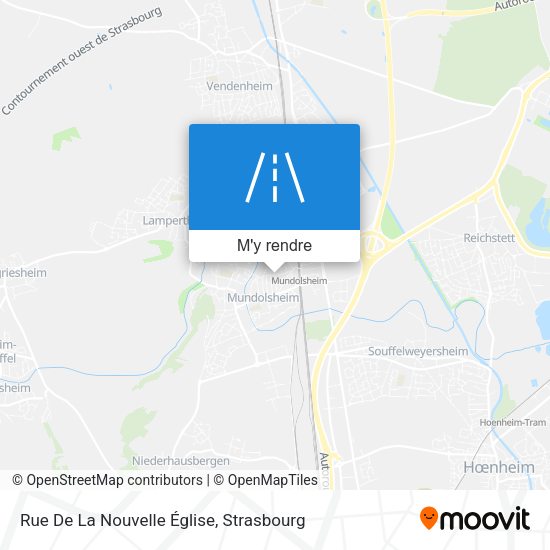 Rue De La Nouvelle Église plan