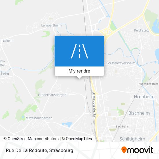 Rue De La Redoute plan