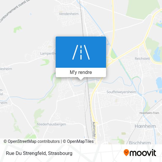 Rue Du Strengfeld plan