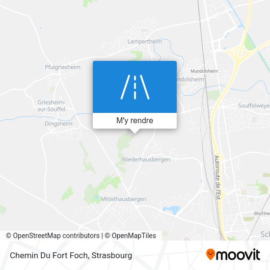 Chemin Du Fort Foch plan