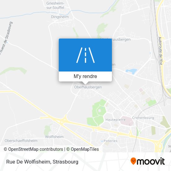Rue De Wolfisheim plan