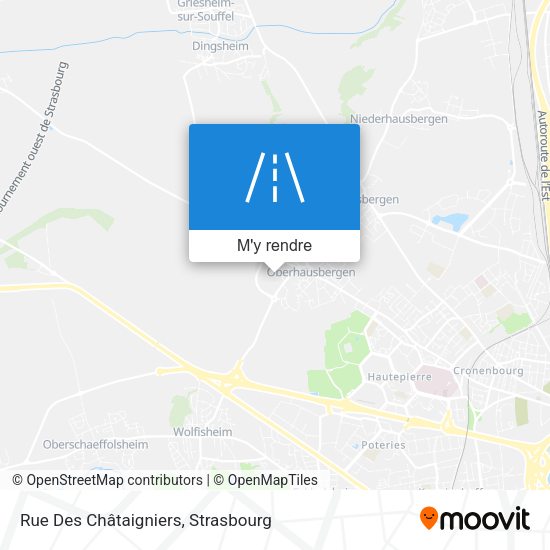 Rue Des Châtaigniers plan