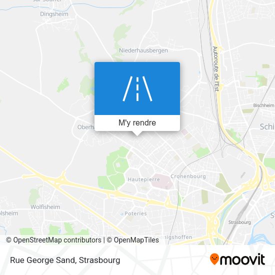 Rue George Sand plan