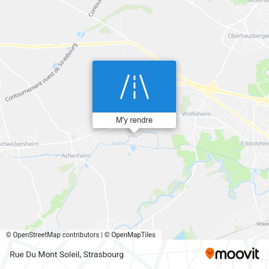 Rue Du Mont Soleil plan