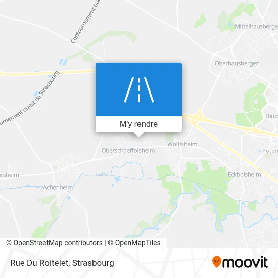 Rue Du Roitelet plan