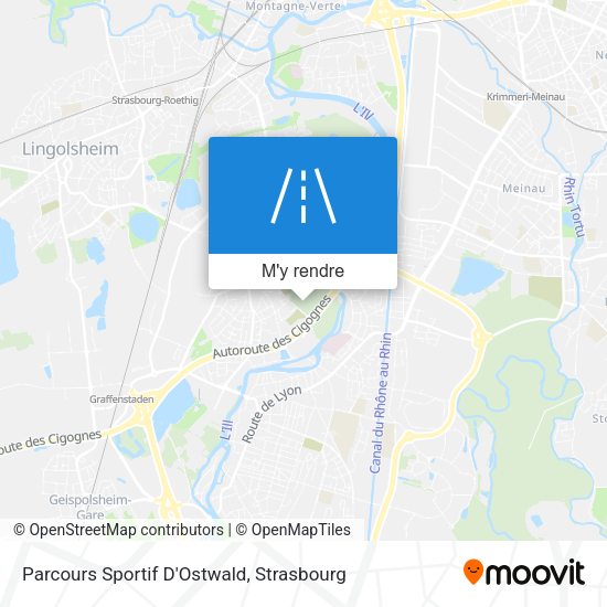 Parcours Sportif D'Ostwald plan