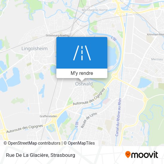 Rue De La Glacière plan