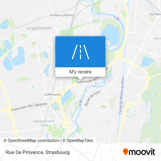 Rue De Provence plan