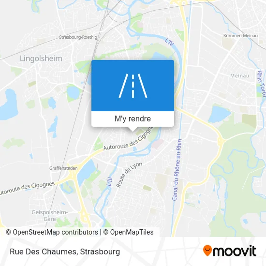 Rue Des Chaumes plan