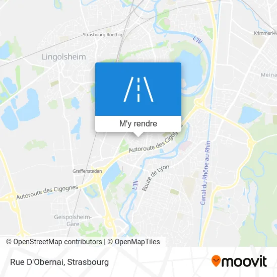 Rue D'Obernai plan