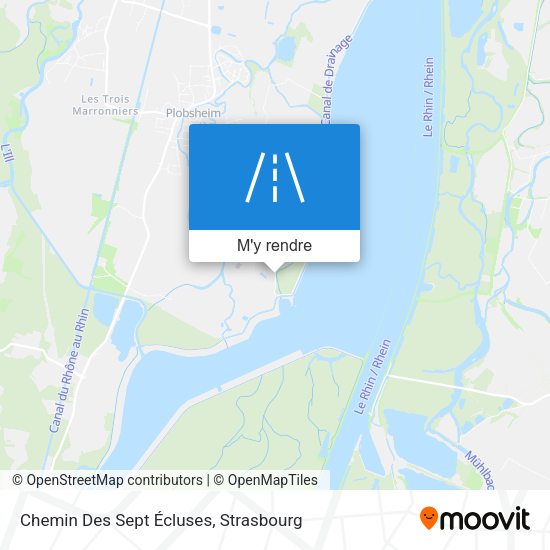 Chemin Des Sept Écluses plan