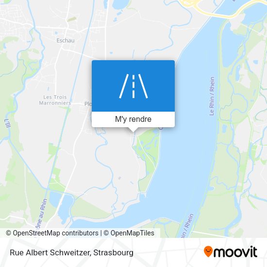 Rue Albert Schweitzer plan