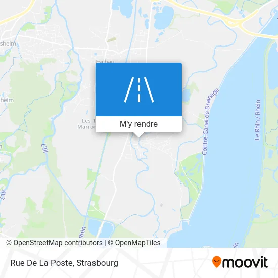 Rue De La Poste plan