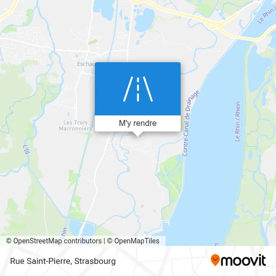 Rue Saint-Pierre plan