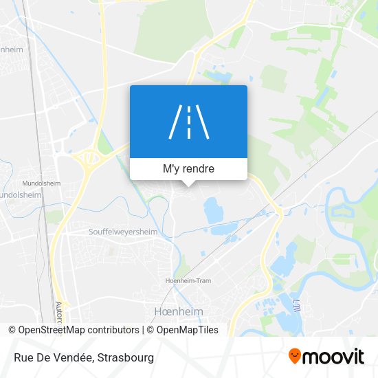 Rue De Vendée plan