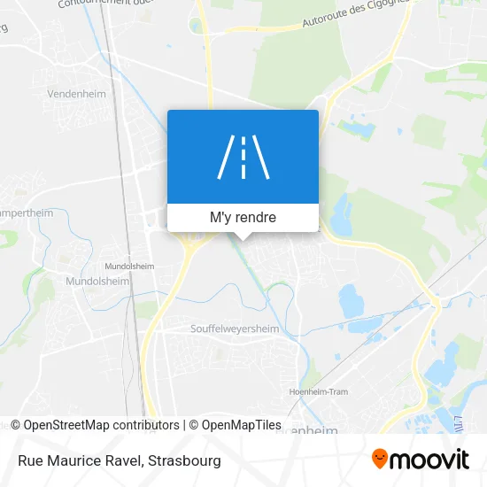 Rue Maurice Ravel plan