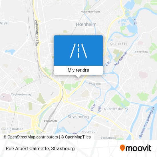 Rue Albert Calmette plan