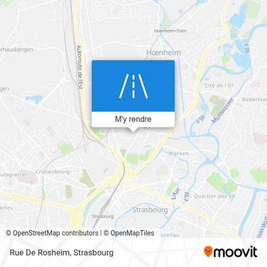 Rue De Rosheim plan
