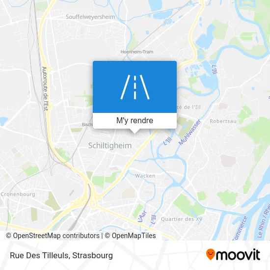 Rue Des Tilleuls plan