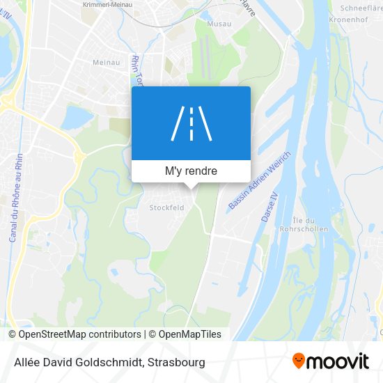 Allée David Goldschmidt plan