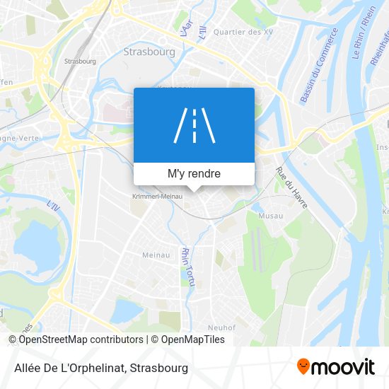 Allée De L'Orphelinat plan