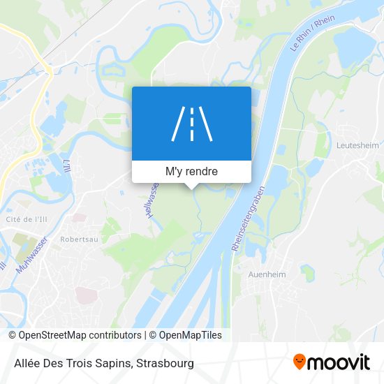 Allée Des Trois Sapins plan
