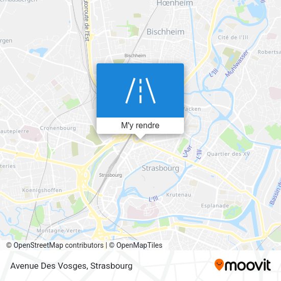 Avenue Des Vosges plan