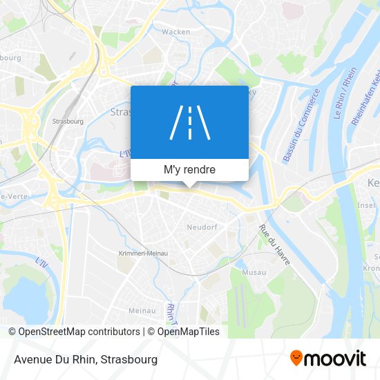 Avenue Du Rhin plan
