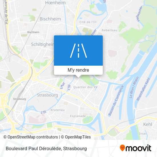 Boulevard Paul Déroulède plan