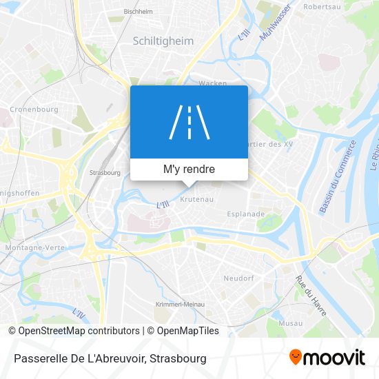 Passerelle De L'Abreuvoir plan