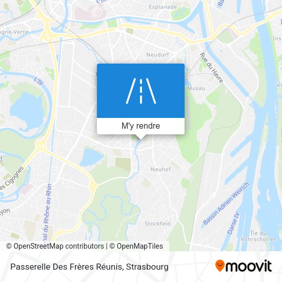 Passerelle Des Frères Réunis plan