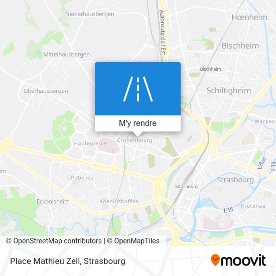 Place Mathieu Zell plan