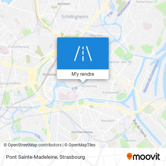 Pont Sainte-Madeleine plan