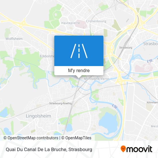 Quai Du Canal De La Bruche plan
