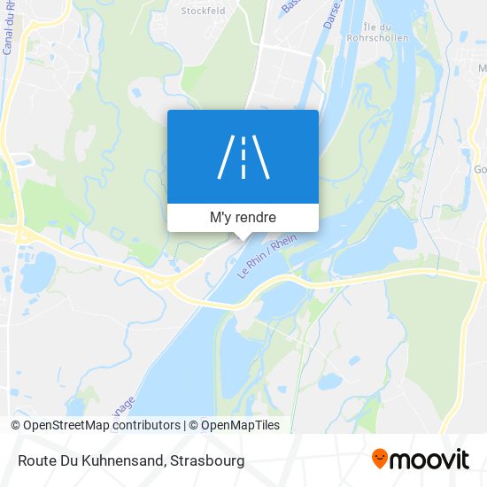 Route Du Kuhnensand plan