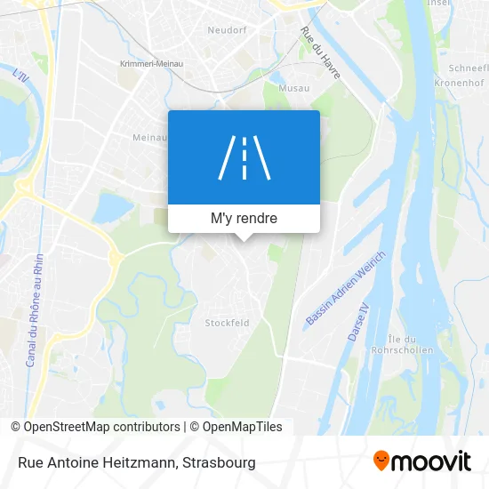 Rue Antoine Heitzmann plan