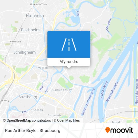 Rue Arthur Beyler plan