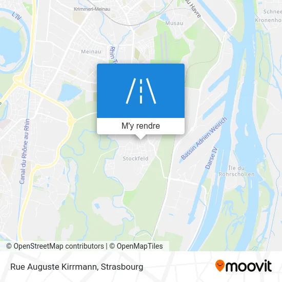 Rue Auguste Kirrmann plan