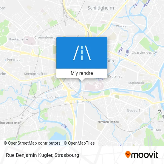 Rue Benjamin Kugler plan