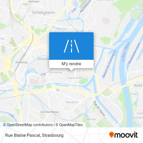 Rue Blaise Pascal plan