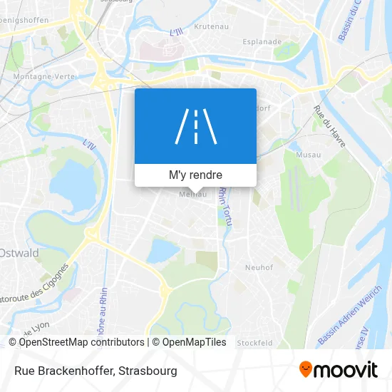 Rue Brackenhoffer plan