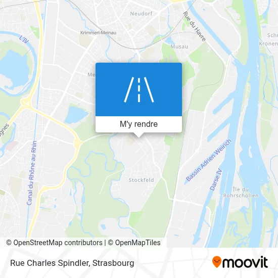 Rue Charles Spindler plan